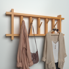 Wall hanging clothes rack