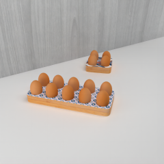 Egg storage plate
