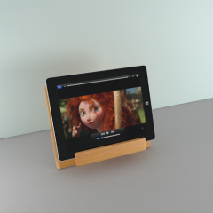 adjustable bamboo pad holder
