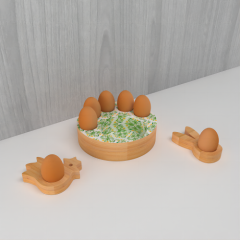 Irregular egg rack
