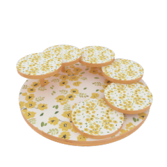 Printed sushi plate