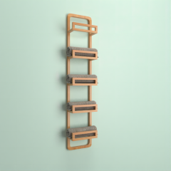 wall mount tower rack