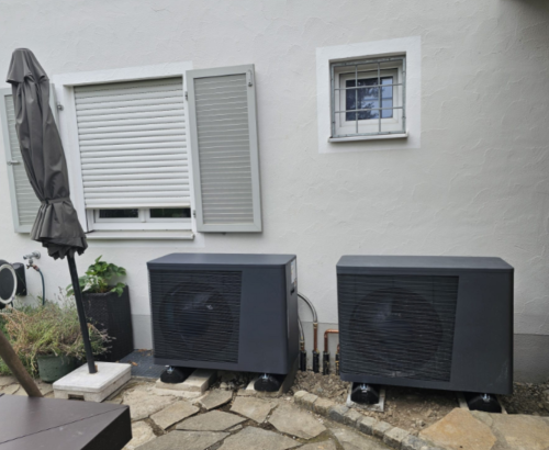 2*9kW R290 heat pump installation in Germany