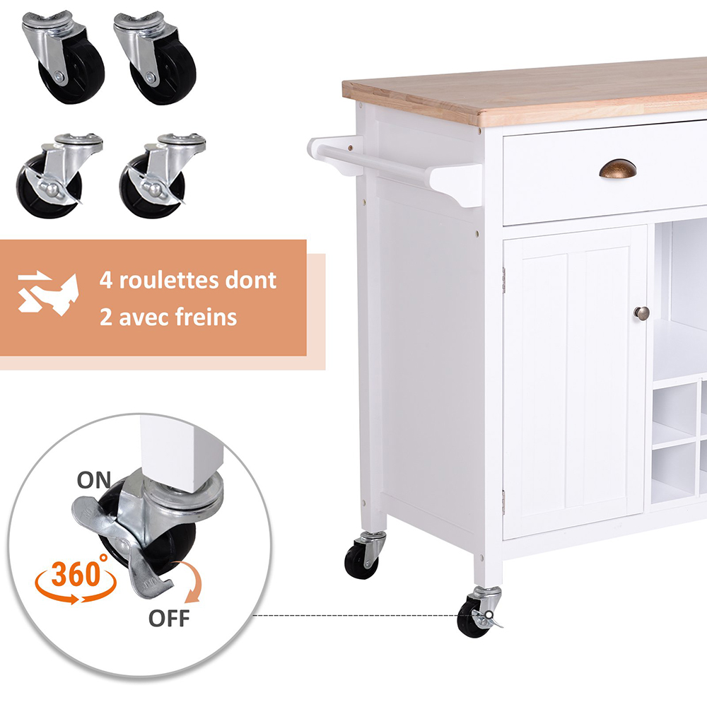 Nu-Deco Kitchen Trolley MH23029