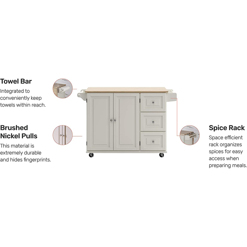 Nu-Deco Kitchen Trolley MH23050