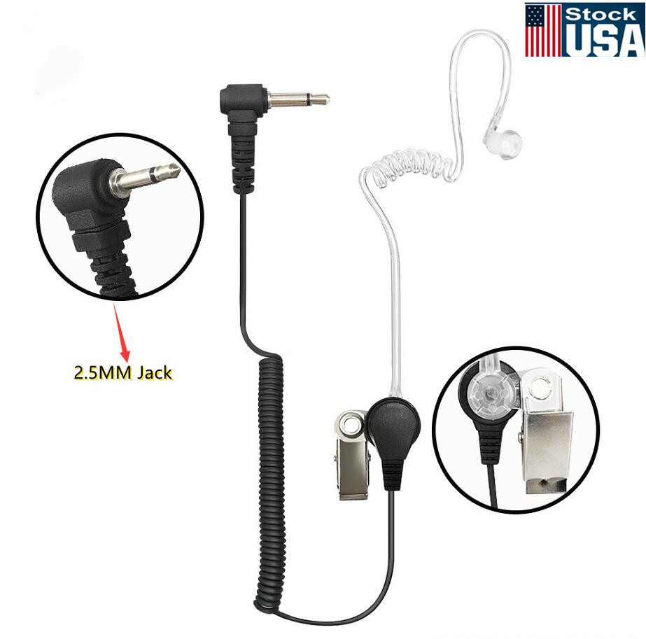2.5mm 1Pin Listen Only Earpiece Headset Compatible with Talkabout Radio