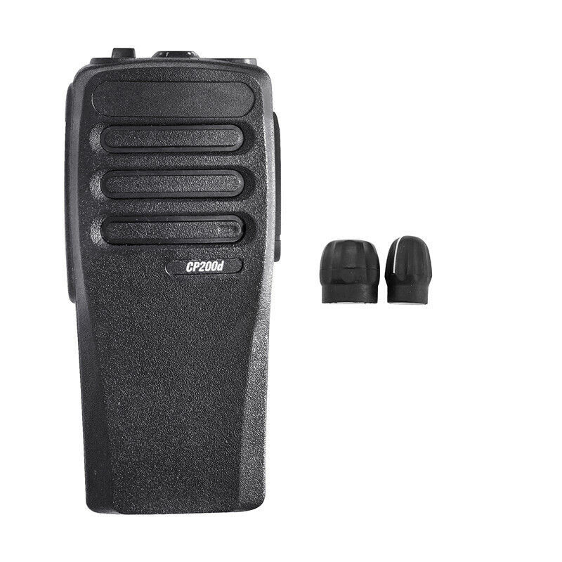 Black Replacement Housing Cover with Speaker for CP200D Portable Radios