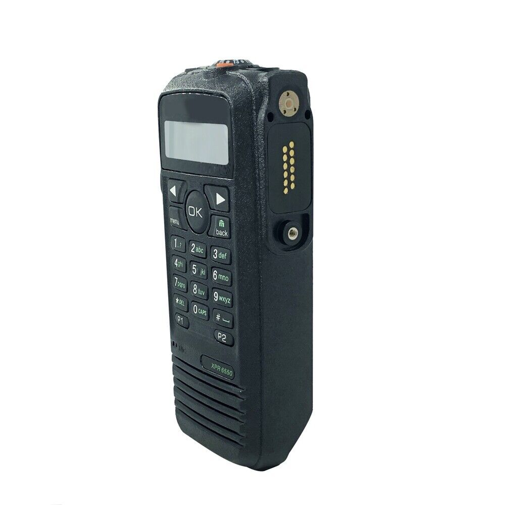Black Replacement Repair Front Housing Case For XPR6550 Radio Cover with Speaker