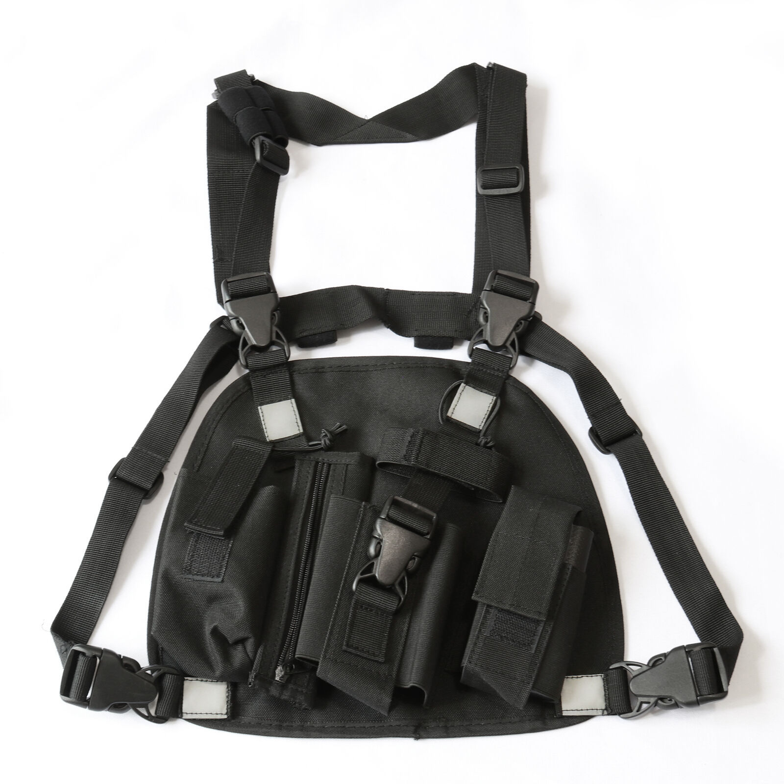 Universal Chest Harness Chest Pack Pouch Holster Vest Rig For Portable Radio