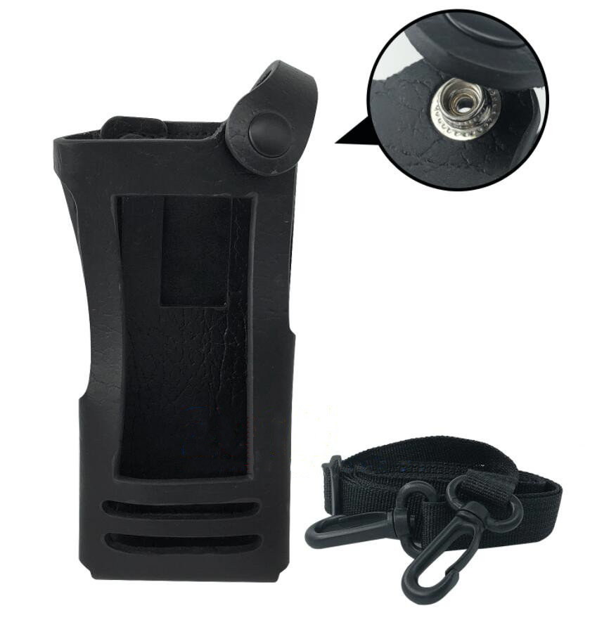 Hard Leather Carry Case Belt Loop For XPR6350 Radio