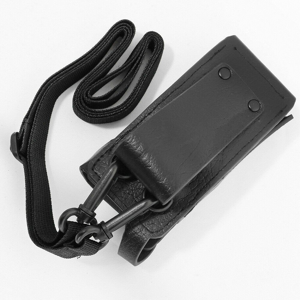 Hard Leather Carry Case Belt Loop For XPR6350 Radio