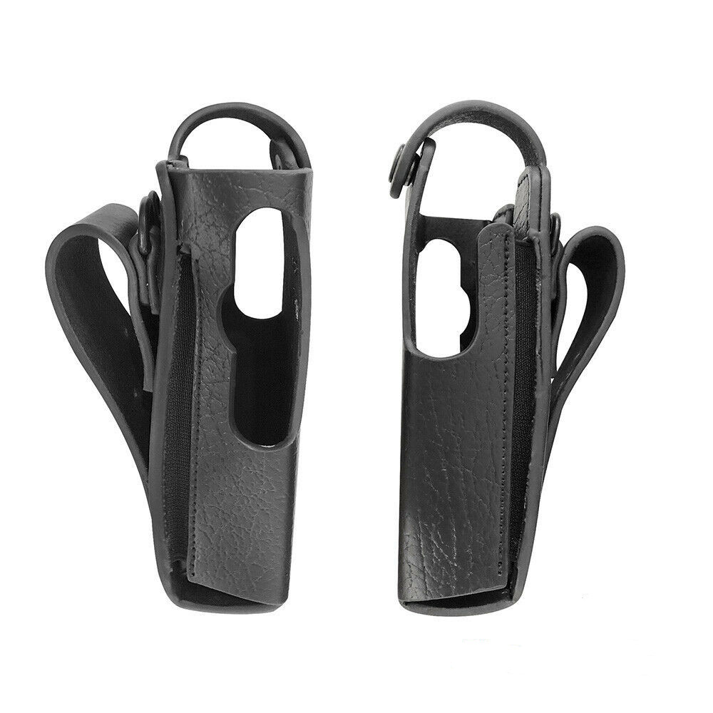 Hard Leather Carry Case Belt Loop For XPR6350 Radio
