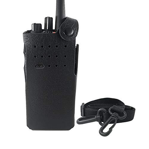 Hard Leather Carry Case Belt Loop For XPR6350 Radio