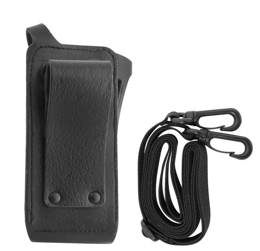 Hard Leather Carry Case Holster For XPR6550 Radio