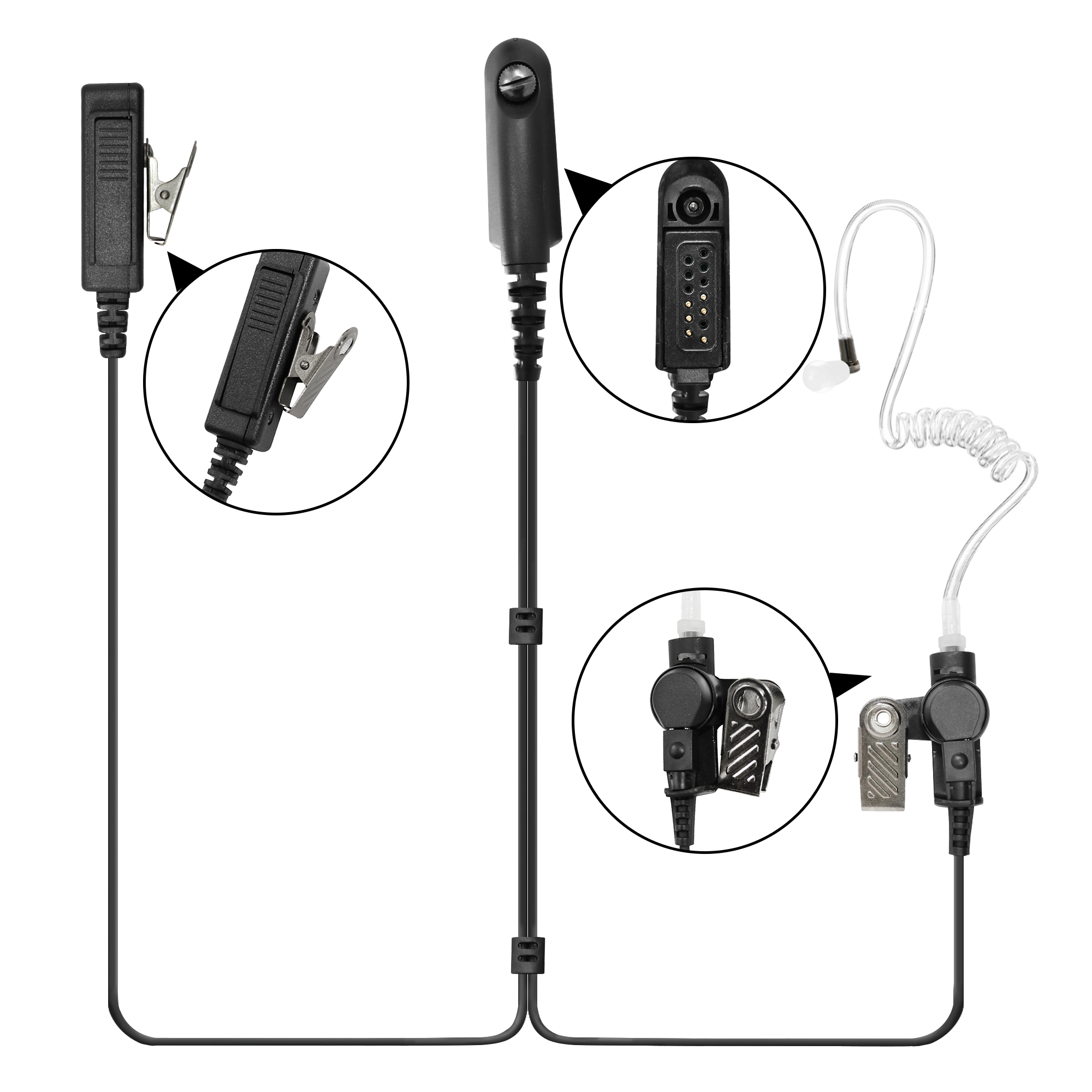 M4T13 GP340 Black Earpiece