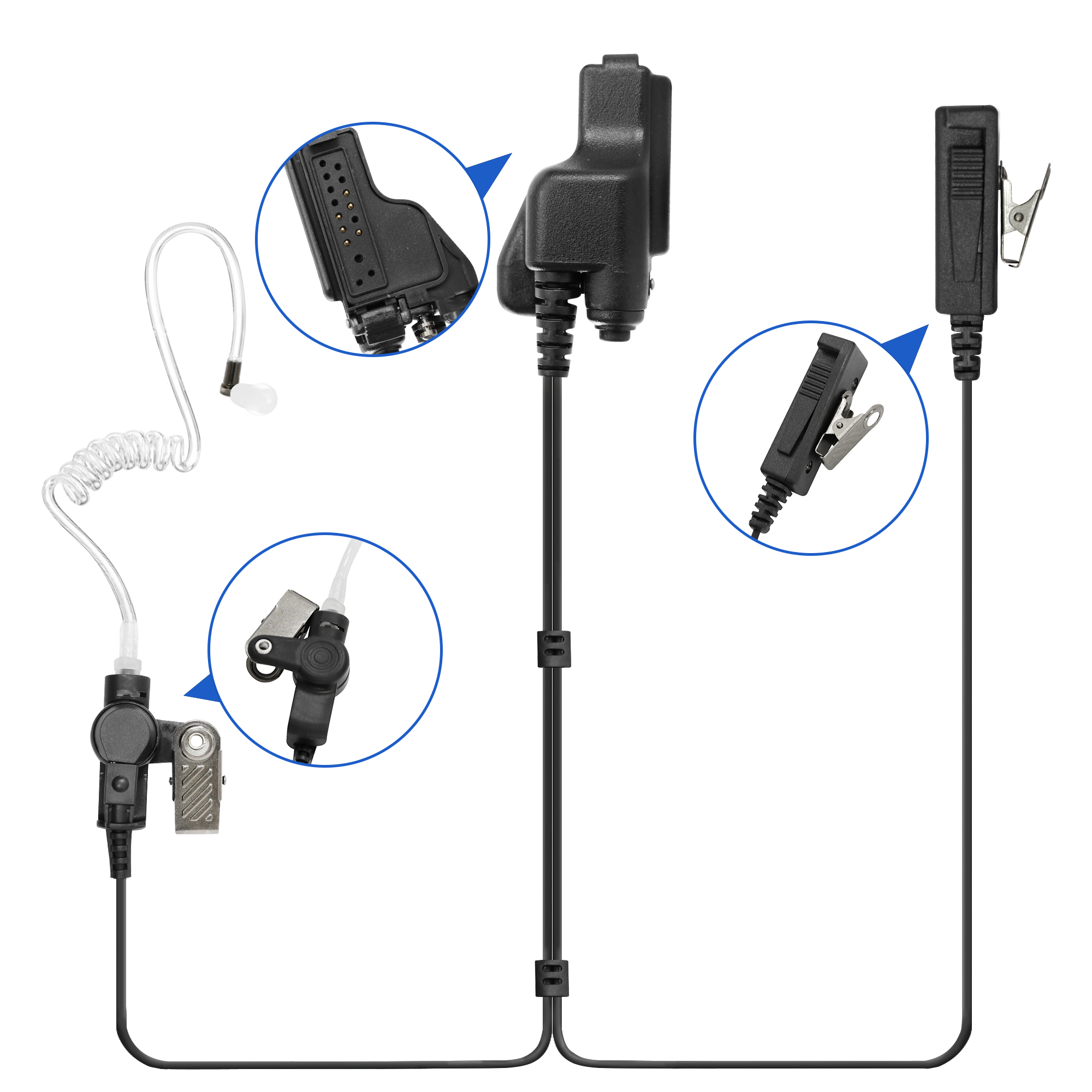 M3T14 HT1000 Black Earpiece