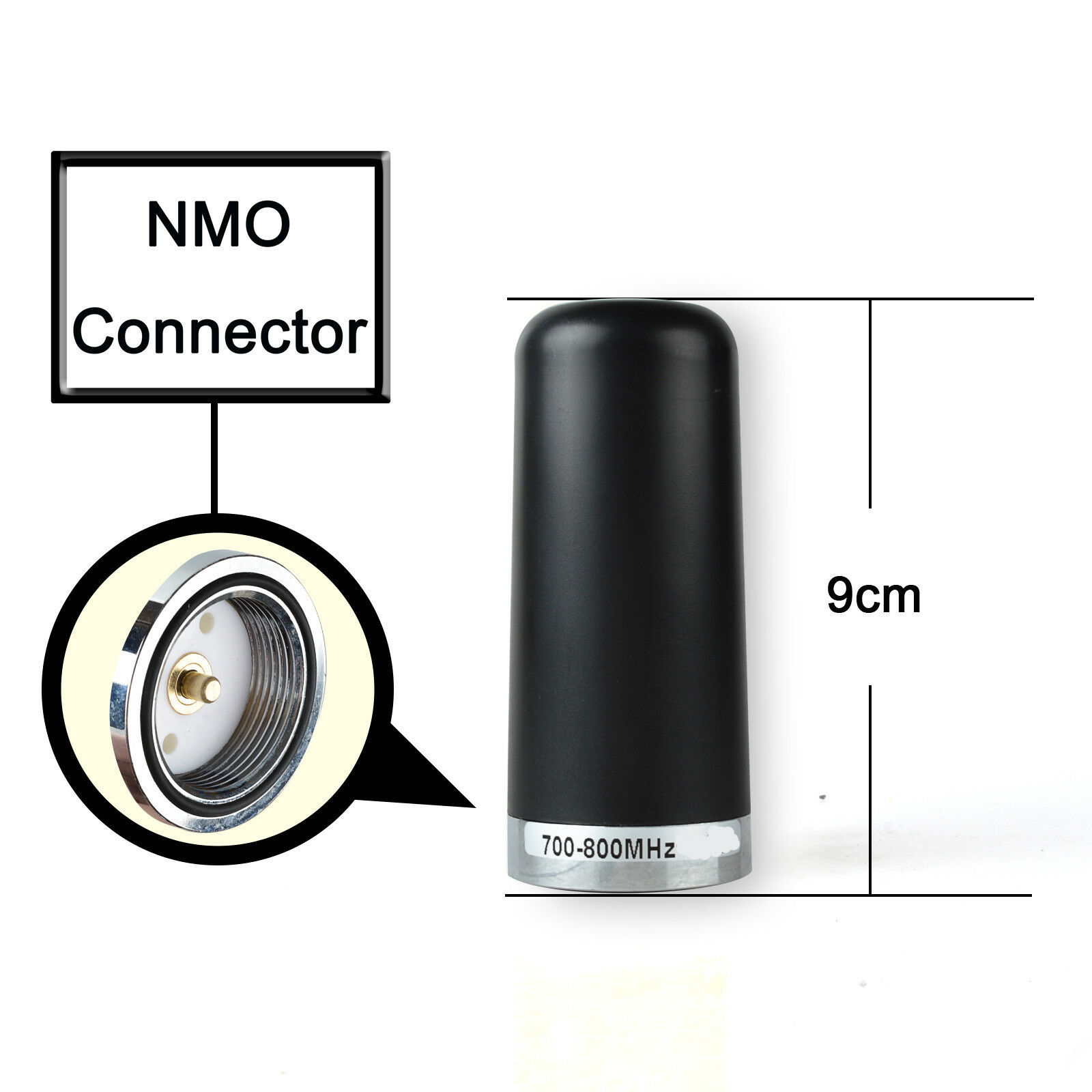 NMO Mount Stubby 764-941 MHz Antenna