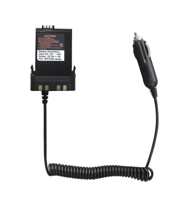 Car Charger Battery Eliminator Adapter For APX 6000/7000/8000 Radio