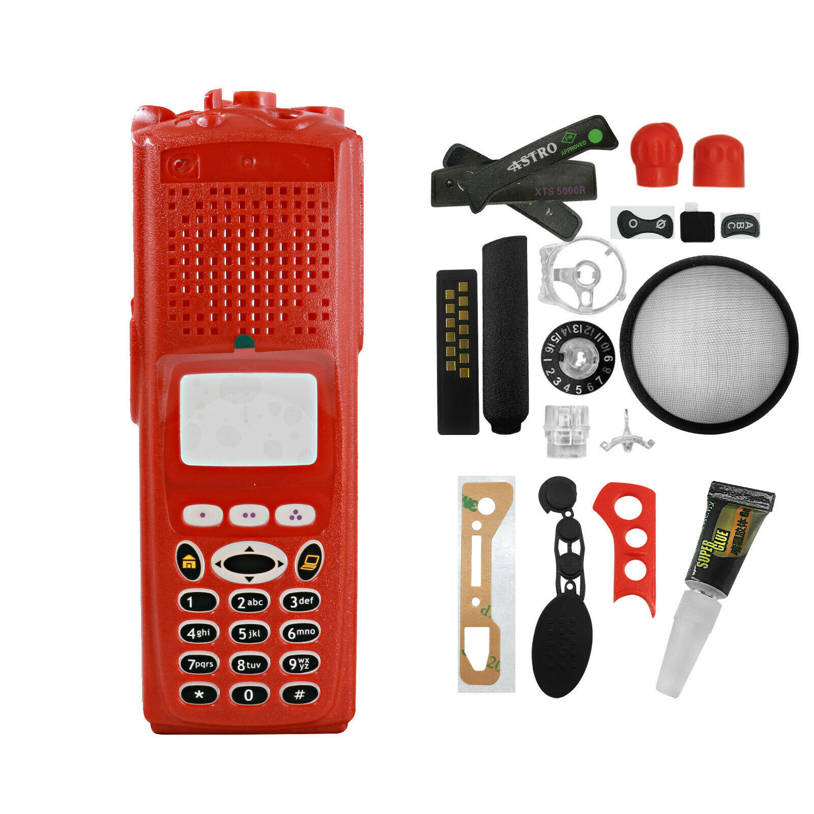 Orange Front Housing Case For XTS5000 Model 3