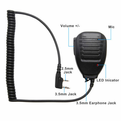 PTT Speaker Microphone For UV-5R BF-888S