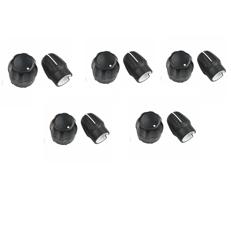 5Pairs Volume+Channel Selector Knob For GP328 EP450 CP160 PRO5150 HT1550 Radio