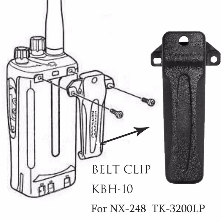 Belt Clip KBH-10 For TK-2207 TK3180 TK3207 TK-2402 TK-3402  Radio