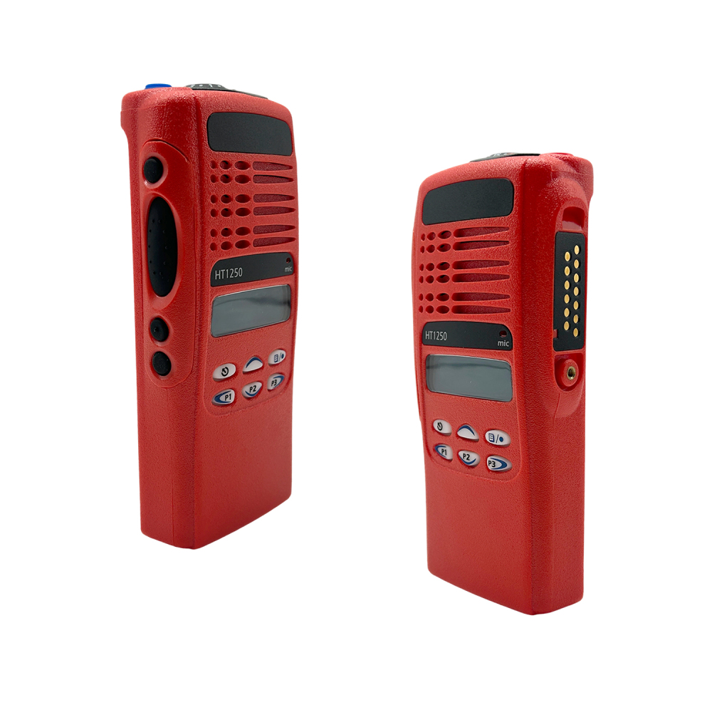 Limited-keypad Front Housing Case w/ Speaker & LCD For HT1250  Radio Red