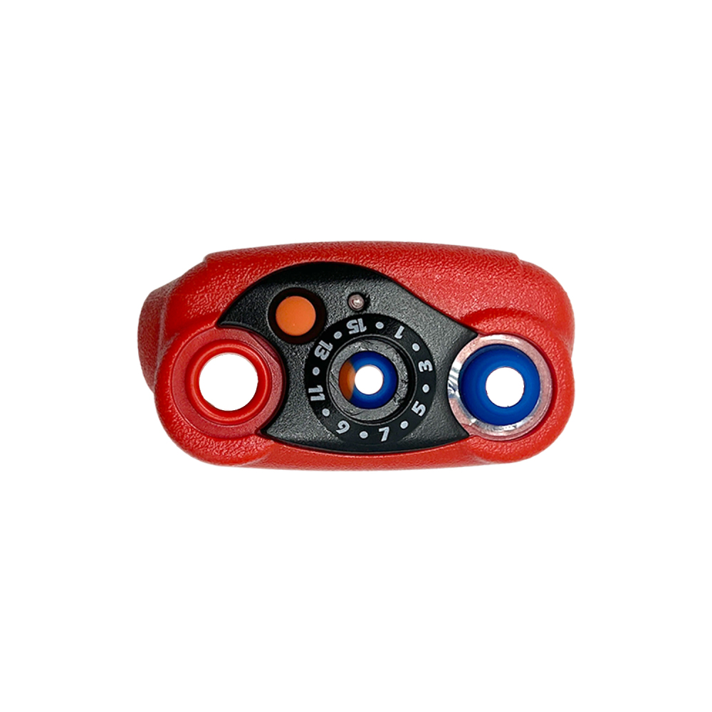Limited-keypad Front Housing Case w/ Speaker & LCD For HT1250  Radio Red