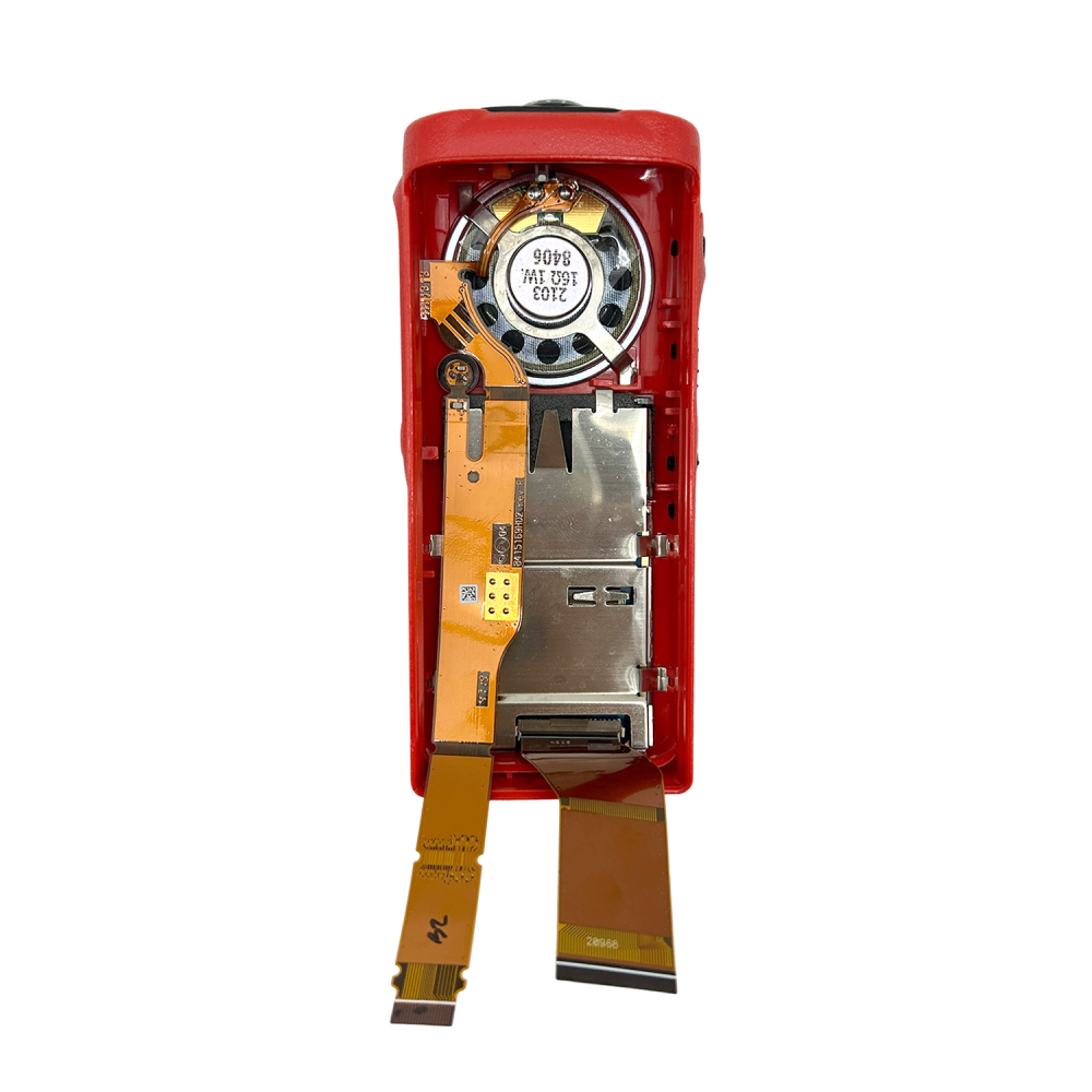 Limited-keypad Front Housing Case w/ Speaker & LCD For HT1250  Radio Red