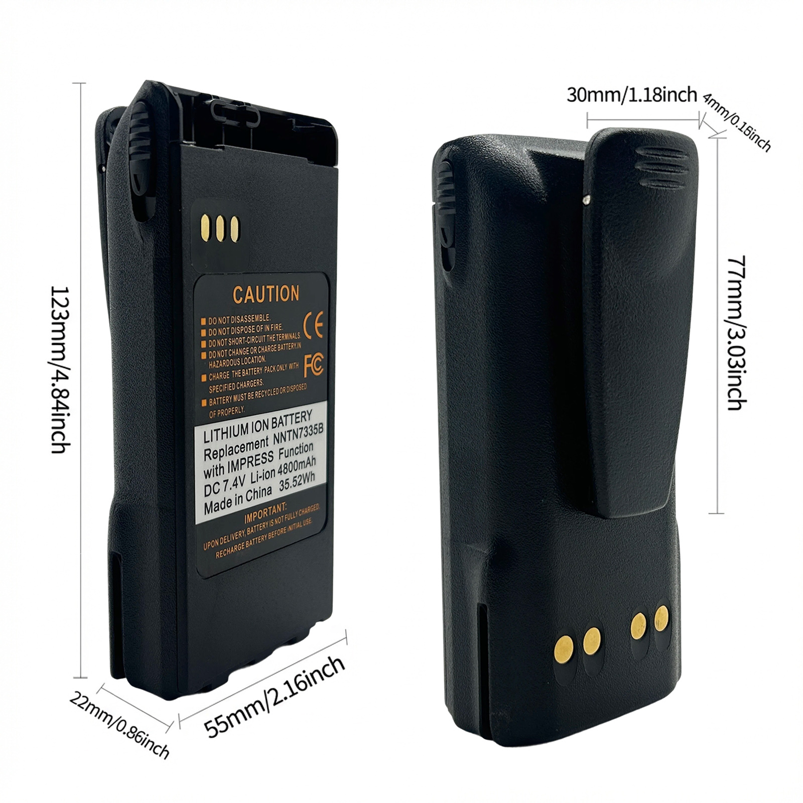 NNTN7335 4800mAh Impress Li-ion Battery