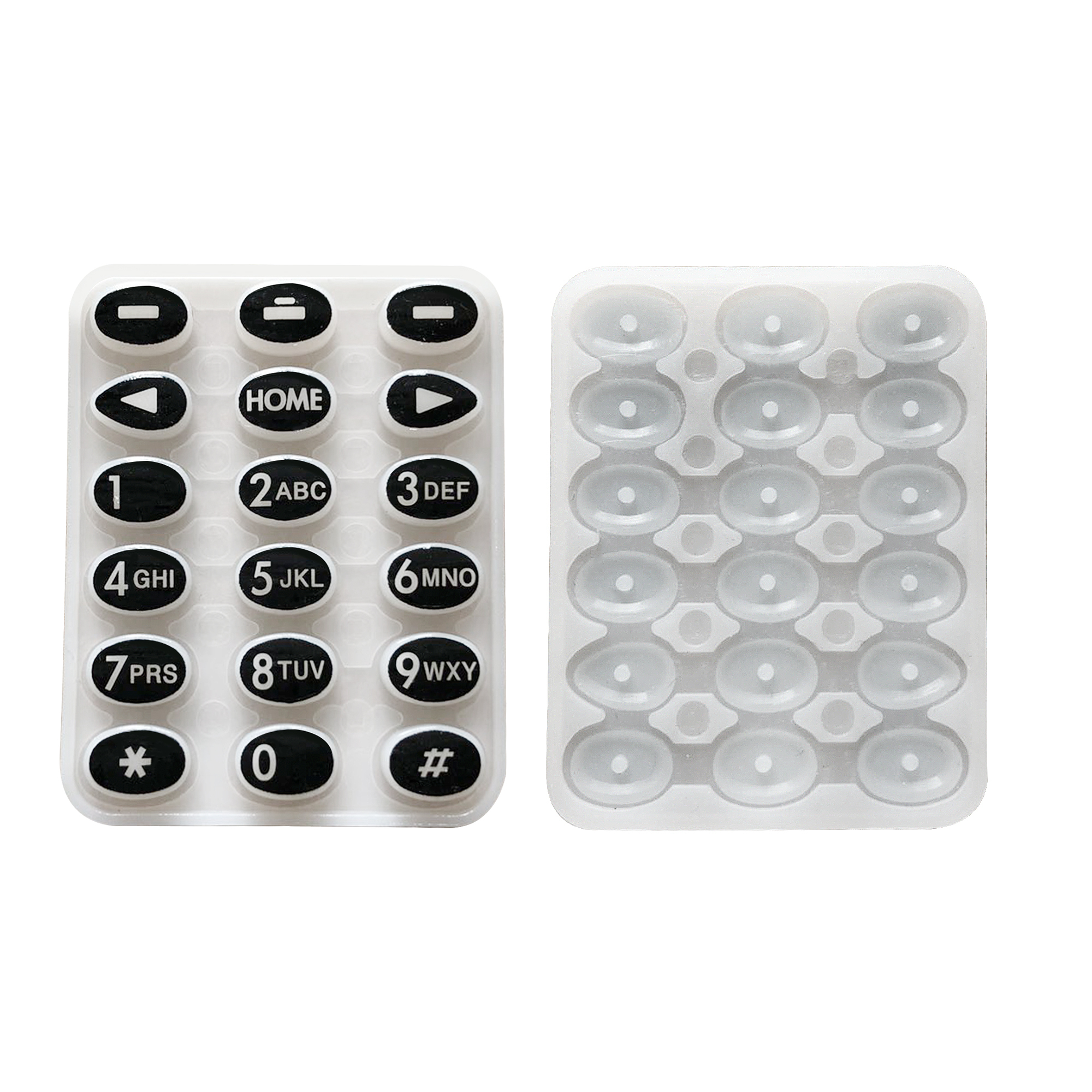 Full Keypad Plastic Rubber For XTS3000