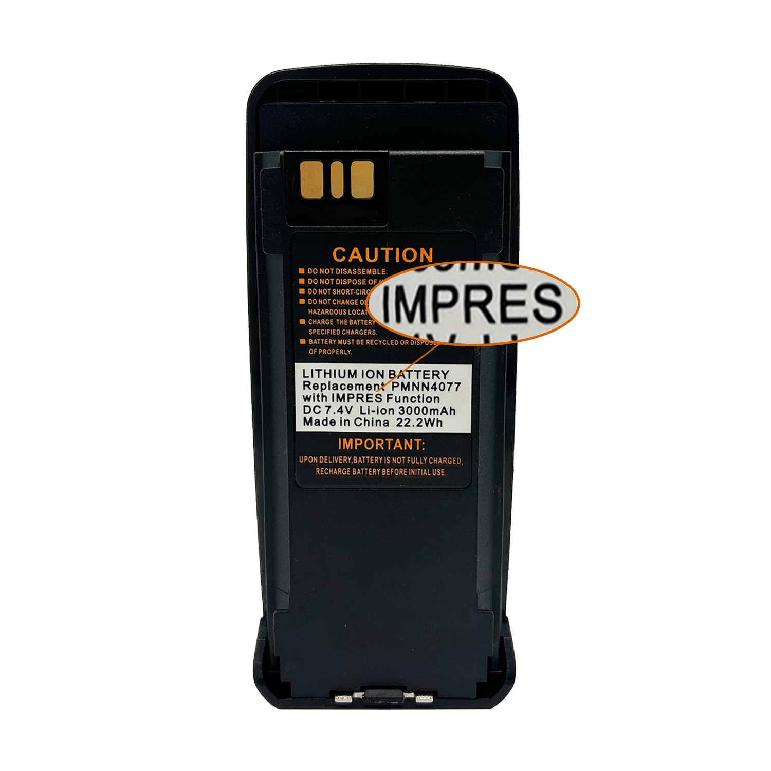 3000mAh PMNN4077 IMPRESS Li-ion Battery
