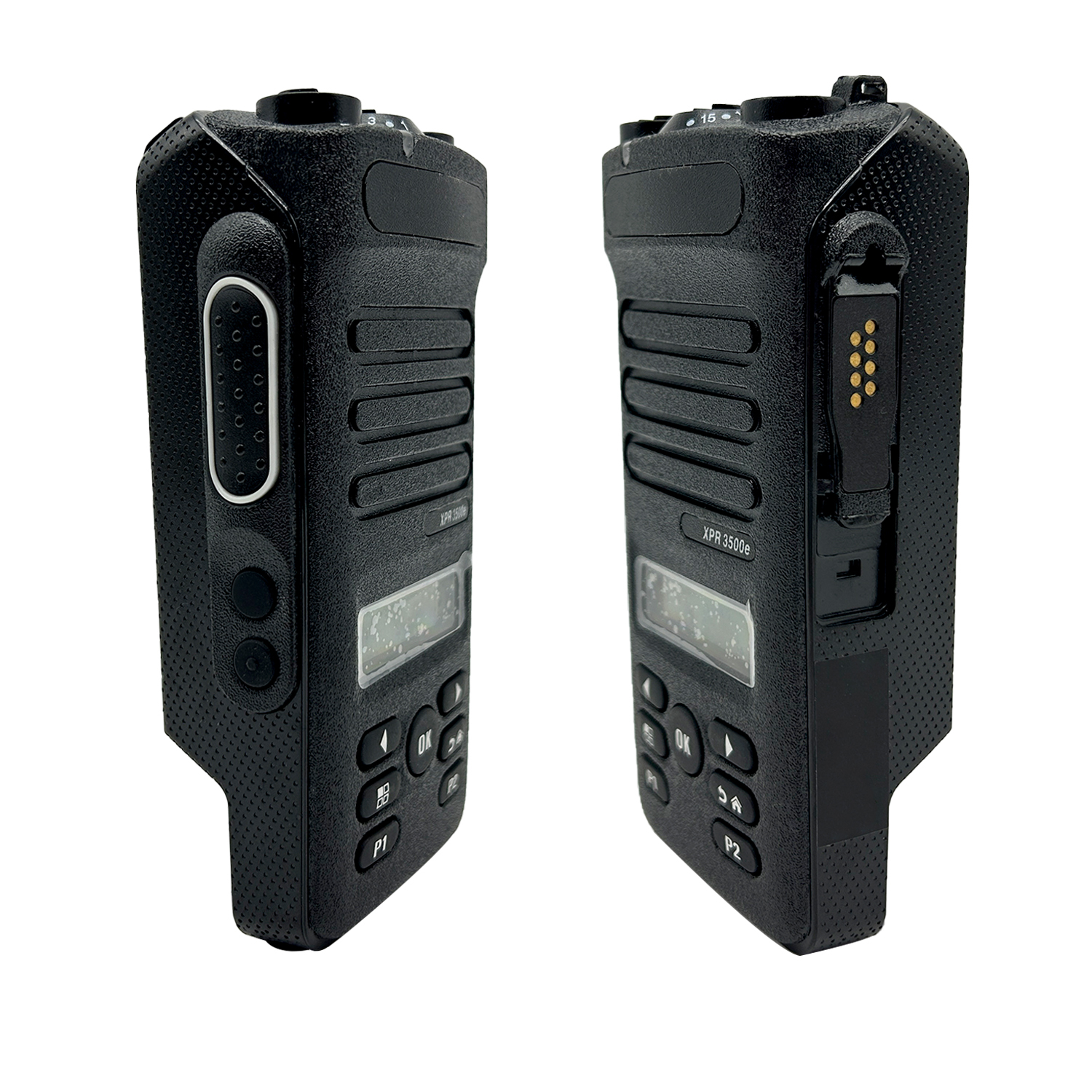 Front XPR3500e Housing With LCD & Keypad Keyboard & Flex Speaker