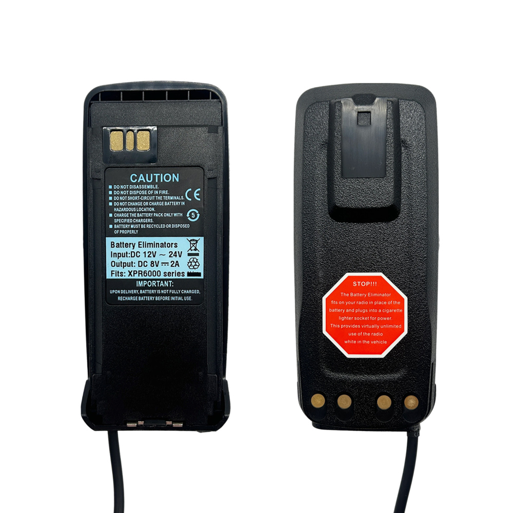 Battery Eliminator for XPR6550 XPR6350 DP3400 PMNN4066