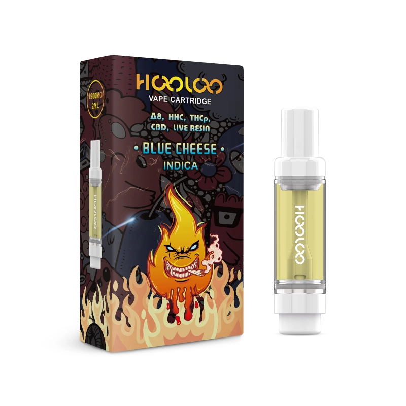 Vape Cartridge Delta 8+HHC+CBD+THCp+LIVE RESIN 2ml-Blue Cheese