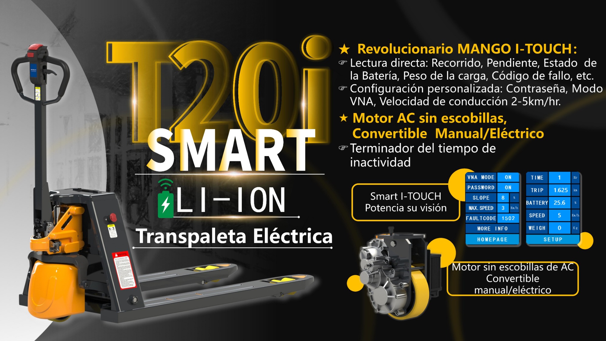 T20i - Transpaleta Inteligente