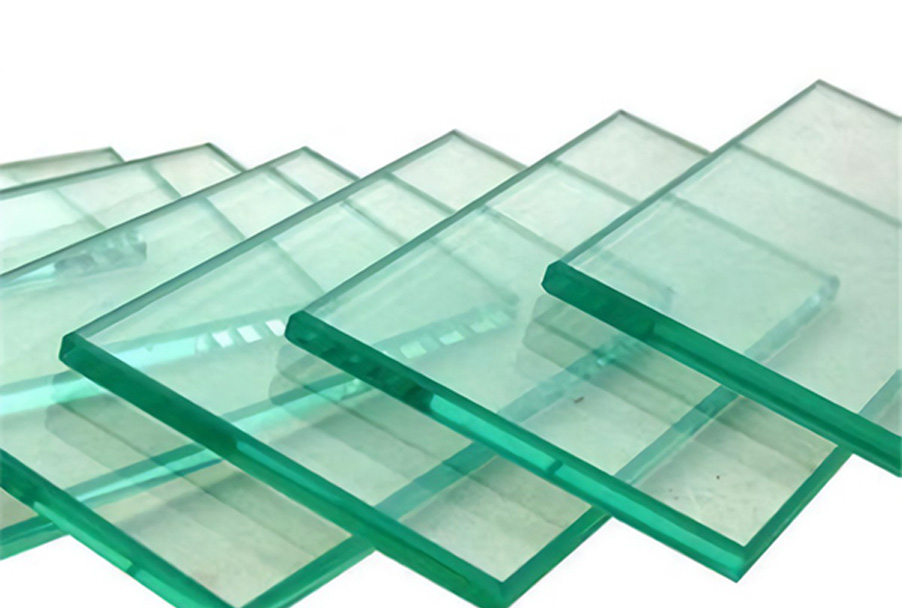 Float glass precautions when using broken glass