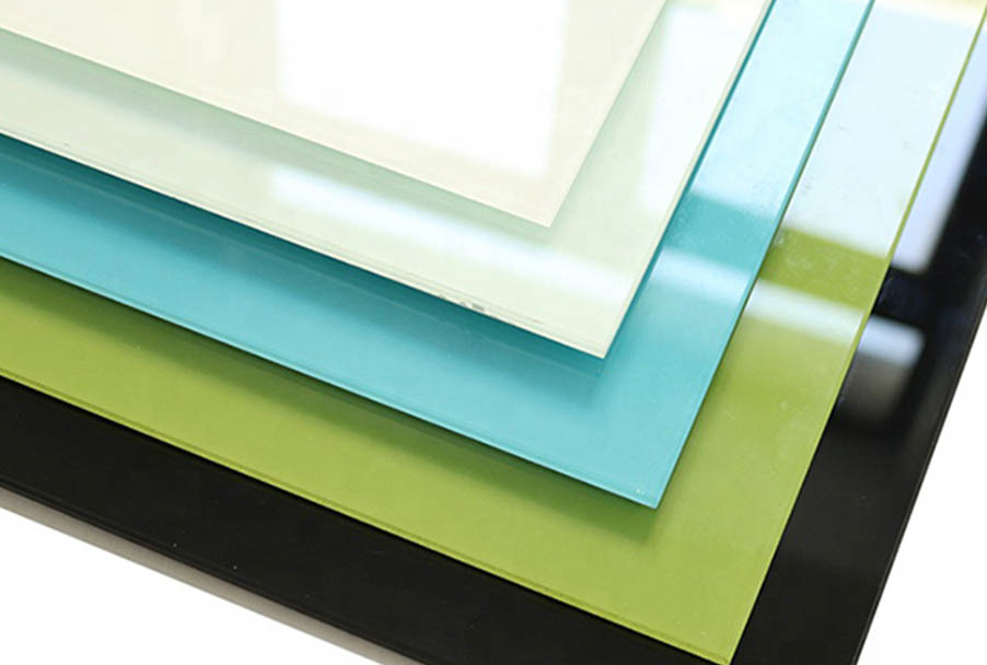 The difference between colored glazed glass and lacquered glass