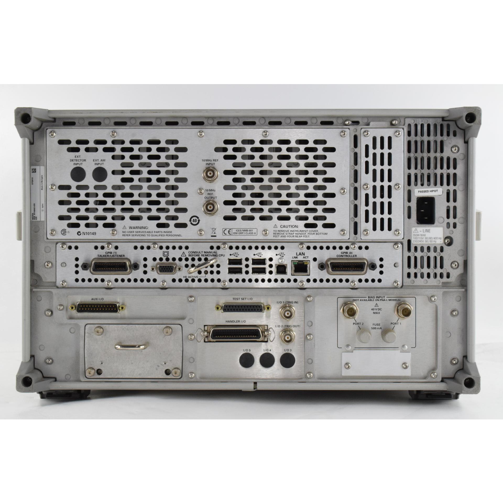N5230A PNA-L Network Analyzer, 2-ports, up to 6, 13.5, 20, 40, or 50 GHz
