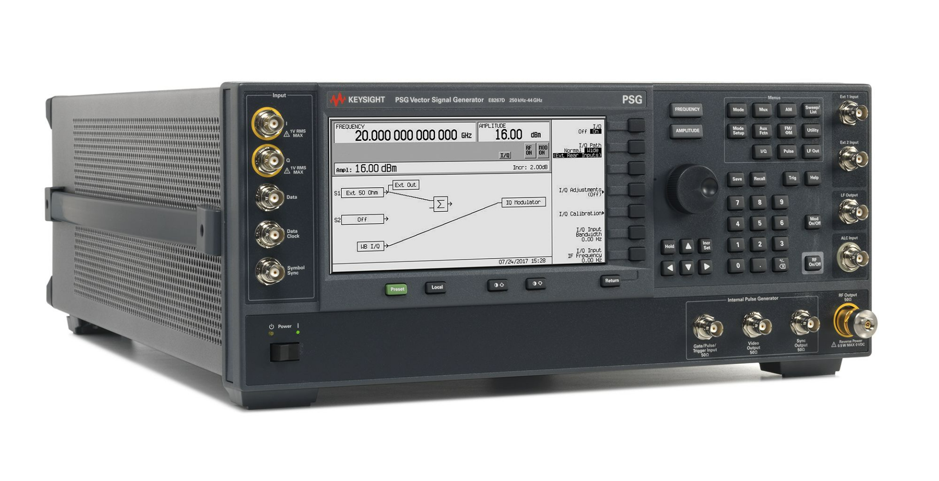 E8267D PSG Vector Signal Generator, 100 kHz to 44 GHz