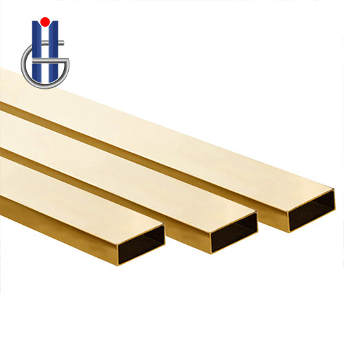Brass Rectangle Tube