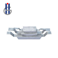 Cathodic protection method for zinc anode
