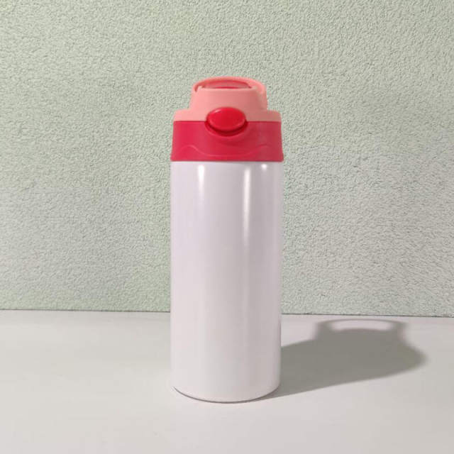 12oz Straight Sippy Cup for Kids Glow in Dark and UV Color Change Sublimation Blanks