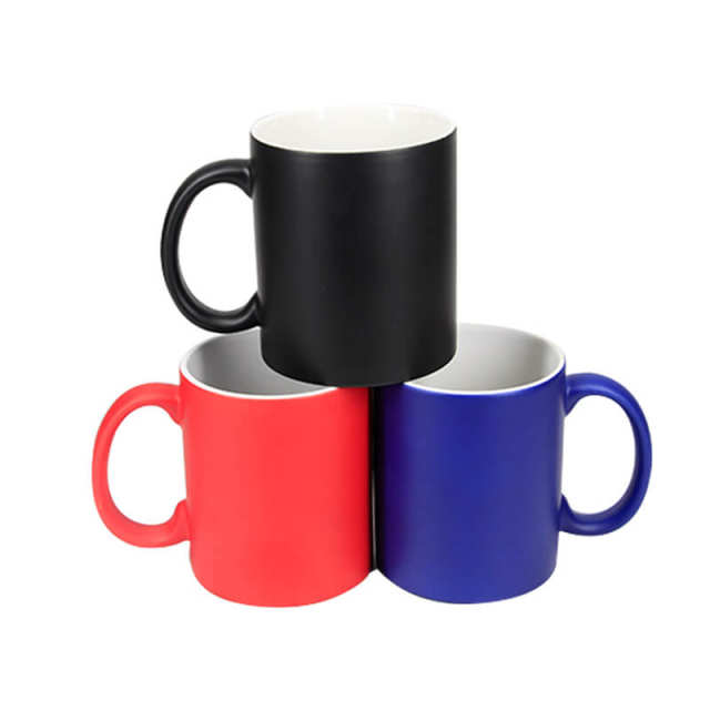11oz Ceramic Coffee Mug Color Changing Cup for Sublimation