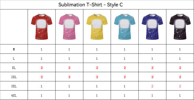 NEW RELEASE PRESALE Wholesale 50pcs Sublimation T-Shirt Blanks Short Sleeve Printed for Adults and Kids