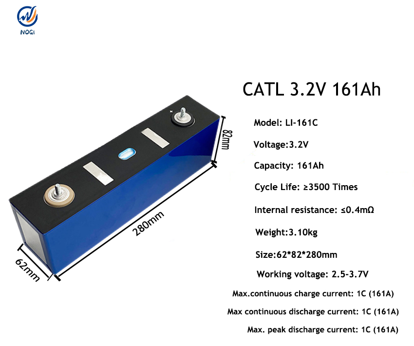 Grade A CATL brand new 3.2V 161ah car battery prismatic lifepo4 battery
