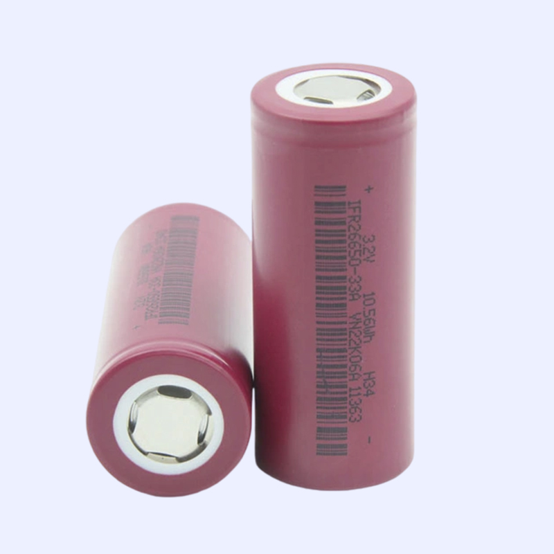 PLB 8C 3.2V 3300mAh 26650 rechargeable lifepo4 li ion 26650 battery LFR26650-33A