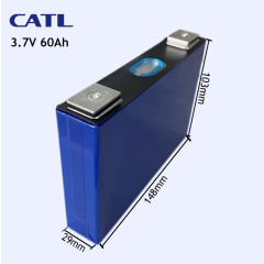 Hot sale CATL 3.7V 60Ah NMC rechargeable batteries for solar energy system EV