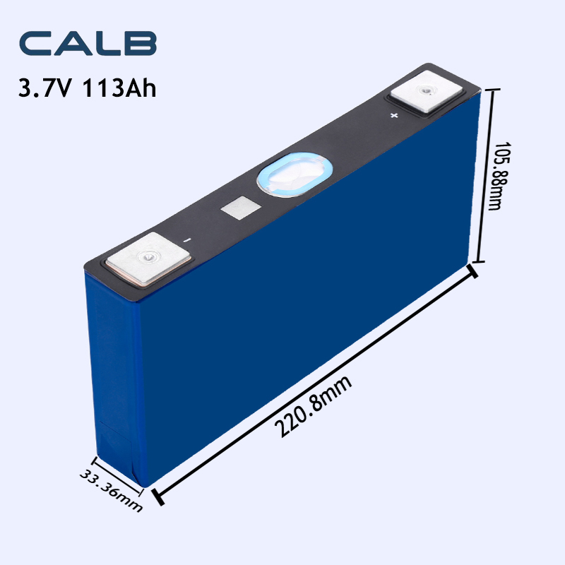 CALB New 3.7V 113Ah NMC rechargeable prismatic cell NMC 523 battery for EV, energy storage with 3-Year Warranty