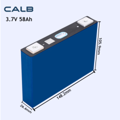 CALB New 3.7V 58ah li ion nmc battery solar storage battery for ev car home storage and solar energy